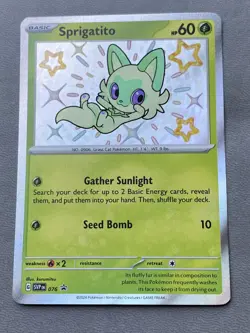 Sprigatito 076 SVP Scarlet & Violet Promo Cards Holo NM - Image 1