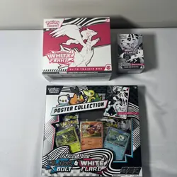 Pokemon Scarlet & Violet Black Bolt & White Flare Lot of 3 Items - Brand New - Image 3