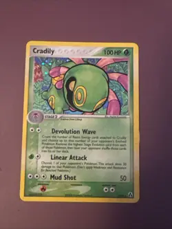 Cradily 3/92 Legend Maker Pokemon Holo Foil - Image 1