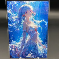 Kamisato Ayaka | Genshin Impact Holographic Anime Collectible Trading Card - Image 2
