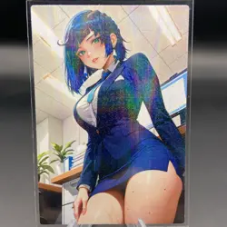 Yelan | Genshin Impact Holographic Anime Collectible Trading Card - Image 1