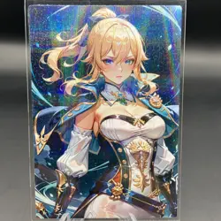 Jean Gunnhildr | Genshin Impact Holographic Anime Collectible Trading Card - Image 1