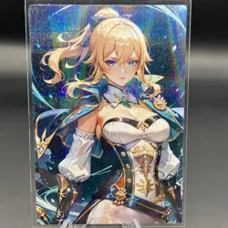 Jean Gunnhildr | Genshin Impact Holographic Anime Collectible Trading Card - Image 2