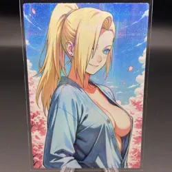 Ino Yamanaka Holographic Anime Collectible Trading Card - Image 1