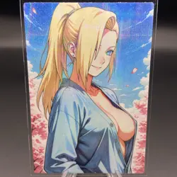 Ino Yamanaka Holographic Anime Collectible Trading Card - Image 2