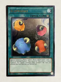 1x Scapegoat OP08-EN003 Ultimate Rare Near Mint English OTS Pack 8 Yu-Gi-Oh! - Image 1