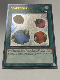 1x Scapegoat OP08-EN003 Ultimate Rare Near Mint English OTS Pack 8 Yu-Gi-Oh! - Image 4