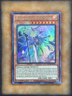 Yugioh Witchcrafter Golem Aruru MP20-EN113 Ultra Rare 1st Ed NM - Image 1