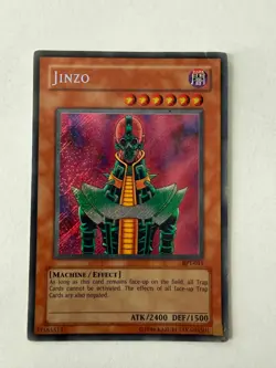Yugioh Jinzo BPT-011 Secret Rare Promo HP-DMG - Image 1