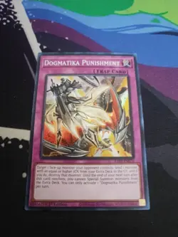 Yugioh Dogmatika Punishment Prismatic Collector's Rare RA01-EN076 1st NM - Image 1
