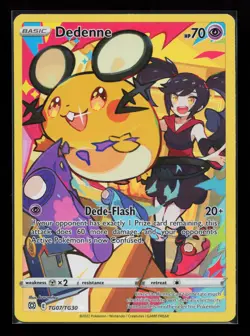 Dedenne TG07/TG30 SWSH09: Brilliant Stars Trainer Gallery Pokemon Card - Image 1