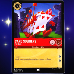 Card Soldiers Full Deck - Disney Lorcana TCG Rise of the Floodborn #105/204 - Image 1