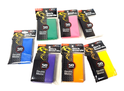 BCW 50 Count Deck Guard Card Protector Sleeves DOUBLE MATTE 7 Pack LOT 66x91 TCG - Image 1