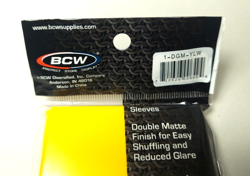 BCW 50 Count Deck Guard Card Protector Sleeves DOUBLE MATTE 7 Pack LOT 66x91 TCG - Image 5