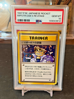 1997 Pokemon Japanese Rocket Imposter Oak's Revenge PSA 10 - GEM MINT! - Image 1
