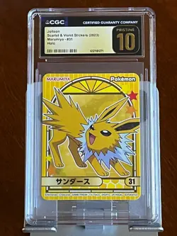 Pokemon Jolteon #31 Marumiya Japanese CGC 10 Pristine - Image 1