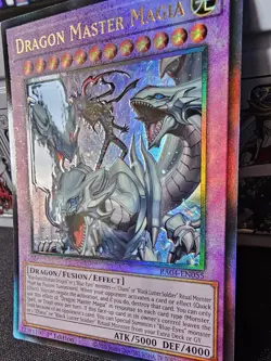 Yu-Gi-Oh TCG Dragon Master Magia RA04-EN055 1st Edition Ultimate Rare - Image 4