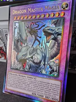 Yu-Gi-Oh TCG Dragon Master Magia RA04-EN055 1st Edition Ultimate Rare - Image 5