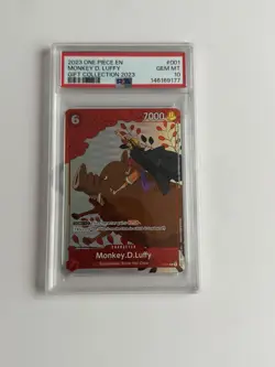 Monkey.D.Luffy (Gift Collection 2023) P-001 One Piece Promotion Foil PSA 10 - Image 1