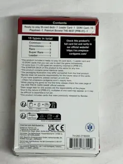 ONE PIECE TCG Edward Newgate (RED) STARTER DECK (ST-15) With PRB Pack! - Image 3