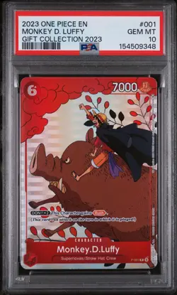 2023 ONE PIECE GIFT COLLECTION 2023 #001 MONKEY D. LUFFY PSA 10 - Image 1