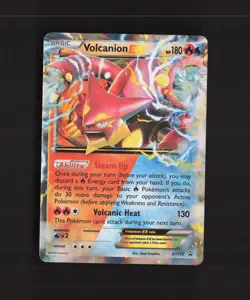 Volcanion EX XY173 XY Black Star Promo Holo Pokemon Card LP+ - Image 1
