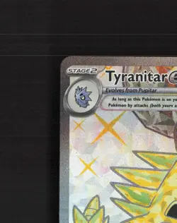 Tyranitar ex 211/197 Obsidian Flames Full Art Ultra Rare Holo Pokemon Card NM - Image 3