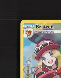 Braixen TG01/TG30 Silver Tempest Trainer Gallery Full Art Pokemon Card LP+ - Image 3