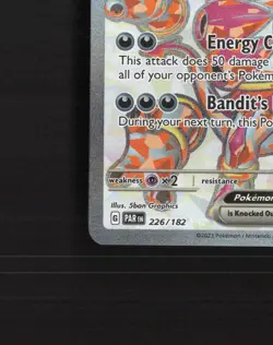 Hoopa ex 226/182 Paradox Rift Full Art Ultra Rare Holo Pokemon Card LP+ - Image 5