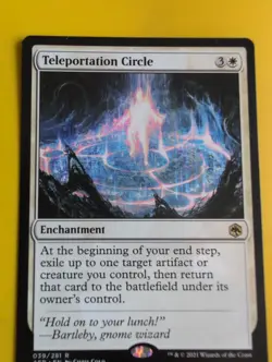 Teleportation Circle. rare enchantment AFR MTG Card. - Image 1