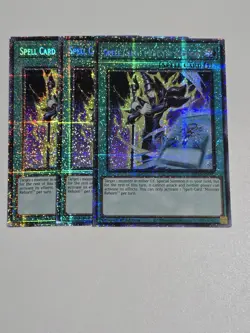 3x Spell Card "Monster Reborn" Starlight Rare MP25-EN006 NM Yugioh Playset - Image 1