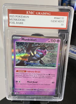 MUDKIDORI RARE FOIL Pokemon 2025 Card GRADED 10 MINT TCG CCG - Image 1