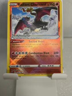 Pokemon TCG Crown Zenith #020/159 Radiant Charizard NM/M Rare Card - Image 3