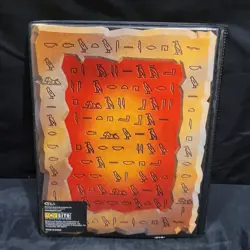 Vintage Konami Yu-Gi-Oh! Egyptian 20 Page Card Binder Trading Card TCG - Image 2