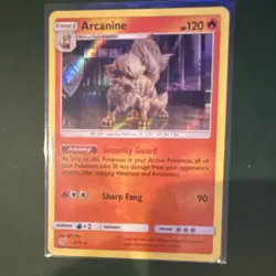 Pokemon Arcanine Holo Rare Card Detective Pikachu 6/18 120 HP Stage 1 English - Image 1