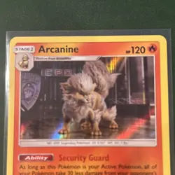 Pokemon Arcanine Holo Rare Card Detective Pikachu 6/18 120 HP Stage 1 English - Image 2