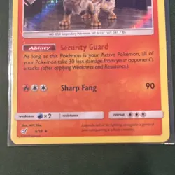 Pokemon Arcanine Holo Rare Card Detective Pikachu 6/18 120 HP Stage 1 English - Image 3