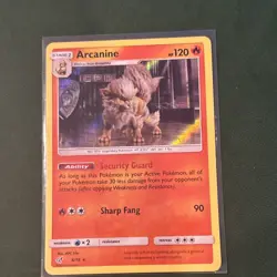 Pokemon Arcanine Holo Rare Card Detective Pikachu 6/18 120 HP Stage 1 English - Image 4