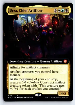 Urza, Chief Artificer (Extended Art) 49 Commander: The Brothers' War MTG NM/M - Image 1