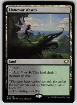 Llanowar Wastes Normal R Commander: Edge of Eternities 165 NM - Image 1
