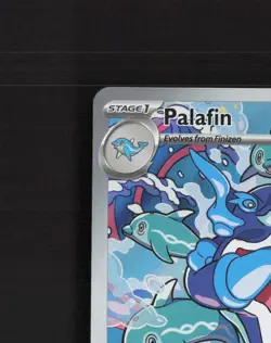 Palafin 200/197 Obsidian Flames Full Art Ultra Rare Holo Pokemon Card NM - Image 3