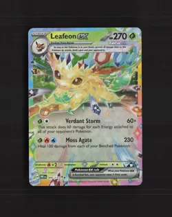 Leafeon ex 006/131 Prismatic Evolutions Ultra Rare Holo Pokemon Card NM - Image 1