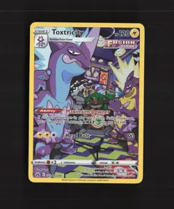 Toxtricity GG09/GG70 Crown Zenith Full Art Ultra Rare Holo Pokemon Card NM - Image 1