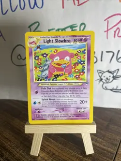 Light Slowbro Neo Destiny Uncommon Regular Pokemon TCG Card 51/105 English HP 80 - Image 1