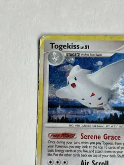 Togekiss LV 51 11 / 106 Pokemon Great Encounters 2008 Heavy Play (DMG) Holo Rare - Image 5
