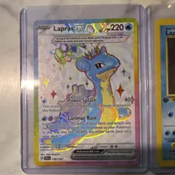 Pokemon Lapras Lot 1st Edition Fossil Holo Rare Ex Lapras - Image 3