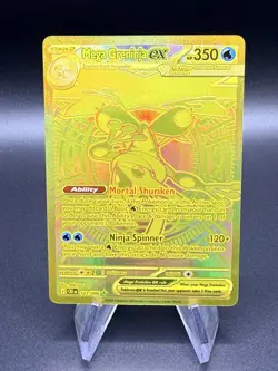 Mega Greninja EX 122/86 Gold Chaos Rising Mega Hyper Rare Pokemon Pack Fresh - Image 1