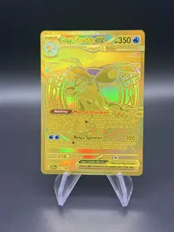 Mega Greninja EX 122/86 Gold Chaos Rising Mega Hyper Rare Pokemon Pack Fresh - Image 2