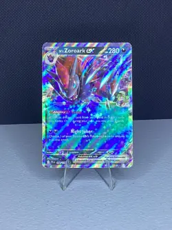Pokemon TCG N's Zoroark EX 98/159 Journey Together Double Rare - Image 1