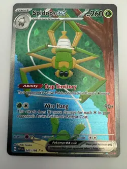 Spidops EX 243/198 - FULL ART - Scarlet Violet Base Set - Pokemon TCG - Image 1